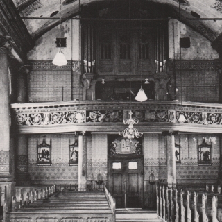 018-Interieur van de kerk in Milheeze van voor de verbouwing van 1964. 