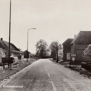 256-Milheezerstraat Milheeze, foto uit ongeveer 1960.