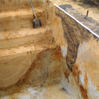 269-In 2005 werden er aan de zuidrand van Milheeze archeologische opgravingen uitgevoerd.