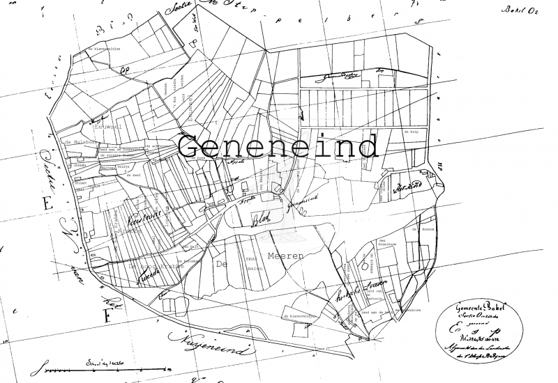 Meulenhof - geeneneind-plattegrond